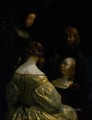 Borch II Gerard ter Mujer ante un espejo Christian Filippino Lippi